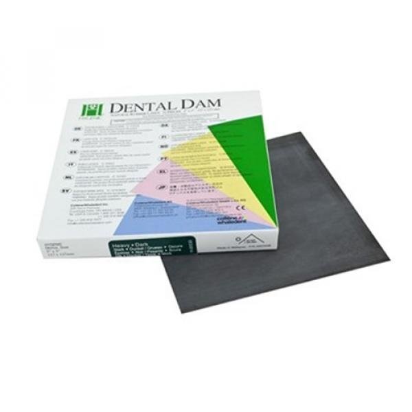 Coltene Dark Rubber Dam 6 x 6" - 36pk X-Heavy - DMI Ireland's Leading Dental Supplier - Next Day Delivery