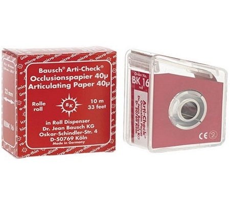 Bausch Articulating Paper Roll - Singles Blue - DMI Dental Supplies Ireland - Next Day Delivery