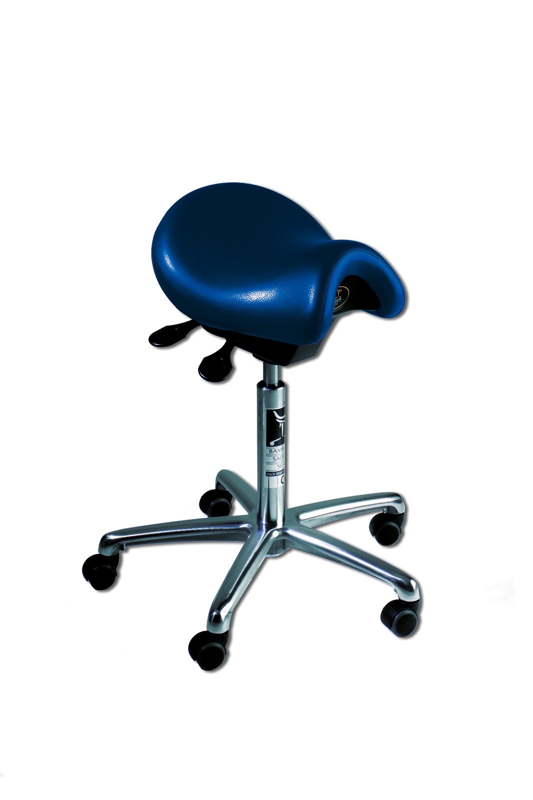 Bambach Standard Vinyl Saddle Stool Baltic - DMI Dental Supplies Northern Ireland - Next Day Delivery