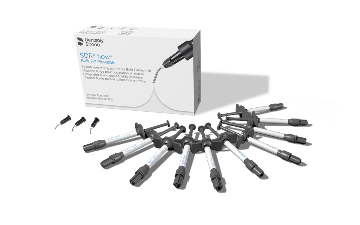 Dentsply Sirona SDR FLOW+  Universal Syringe 1g Eco Pack- 10pk - DMI Dental Supplies Northern Ireland - Next Day Delivery