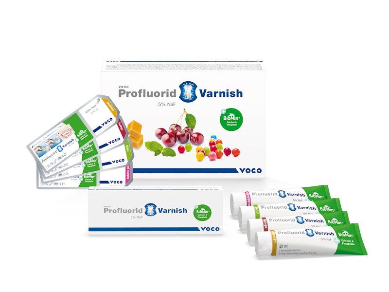 Voco Profluorid Varnish + Biomin - 10ml Tube Caramel