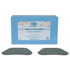 Kemdent Special Tray Blanks Ex-Large Uppers Plain Green x 72 Pk72 - DMI Dental Supplies Ireland - Next Day Delivery