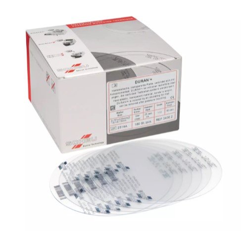 Scheu DURAN+ 1.0x125mm rd 1 Box (100pcs)