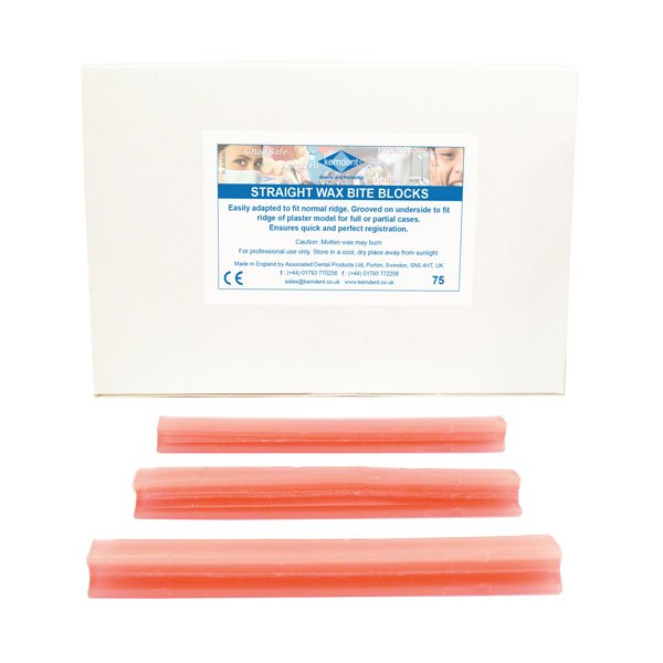 Kemdent Bite Blocks - Straight 75pk - DMI Dental Supplies Ireland - Next Day Delivery